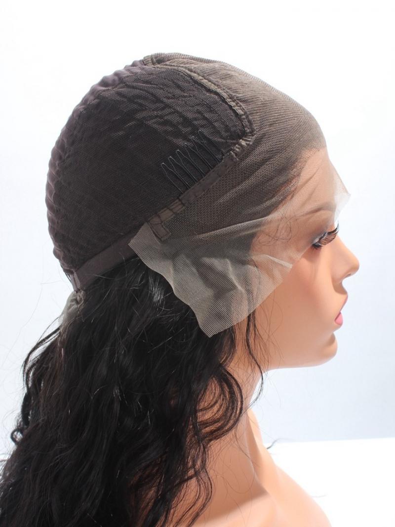 14 INCH 6" DEEP PARTING LACE FRONT WAVE BOB WAVE HUMAN HAIR WIG