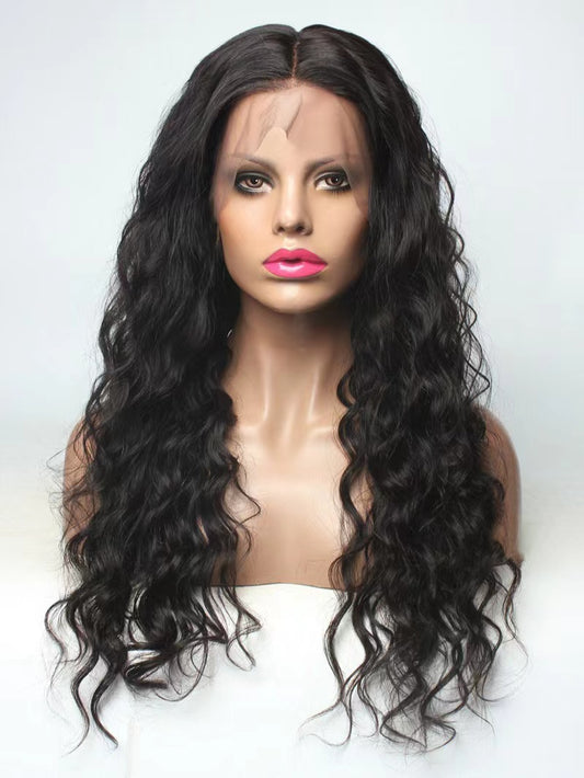 10" - 24" Long Wavy 360 Lace Cap Full Lace Wig
