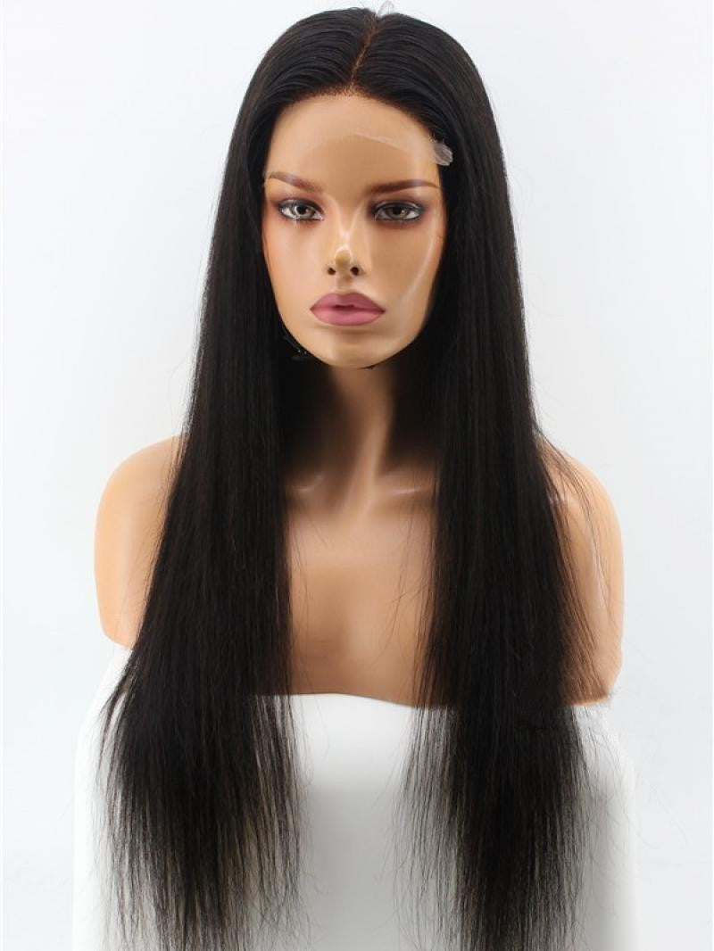 16"-24" SILKY STRAIGHT 5*5 UNDETECTABLE HD LACE CLOSURE HUMAN HAIR WIG