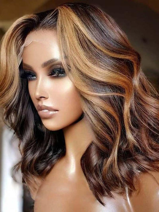 10''-24'' HD LACE 6'' LACE FRONT HUMAN HAIR CUSTOM COLOR WIG