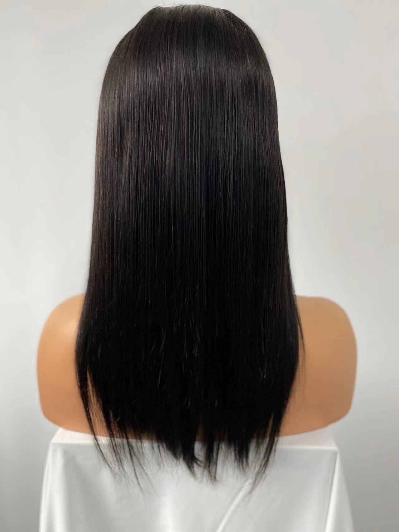 SPECIAL OFFER - CUSTOM 13" * 6" LACE FRONT 6" * 6" FREE PARTING AREA HUMAN HAIR WIG LENGTH FROM 12" TO 16"