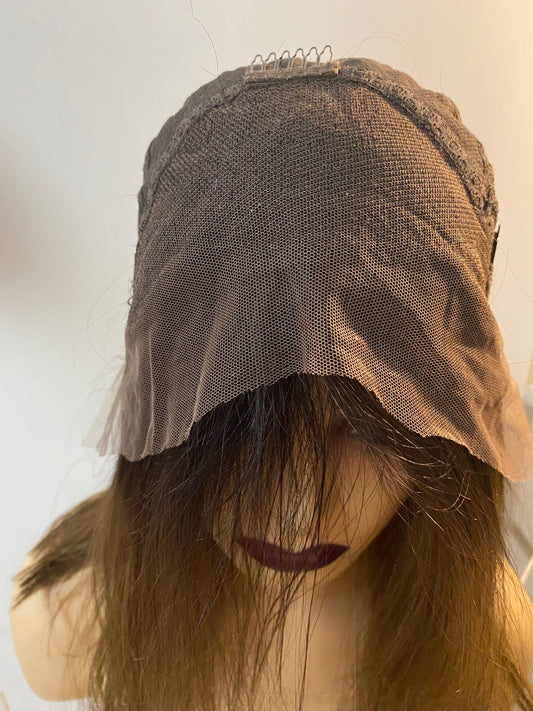 14 INCH BROWN OMBRÉ FULL LACE WIG