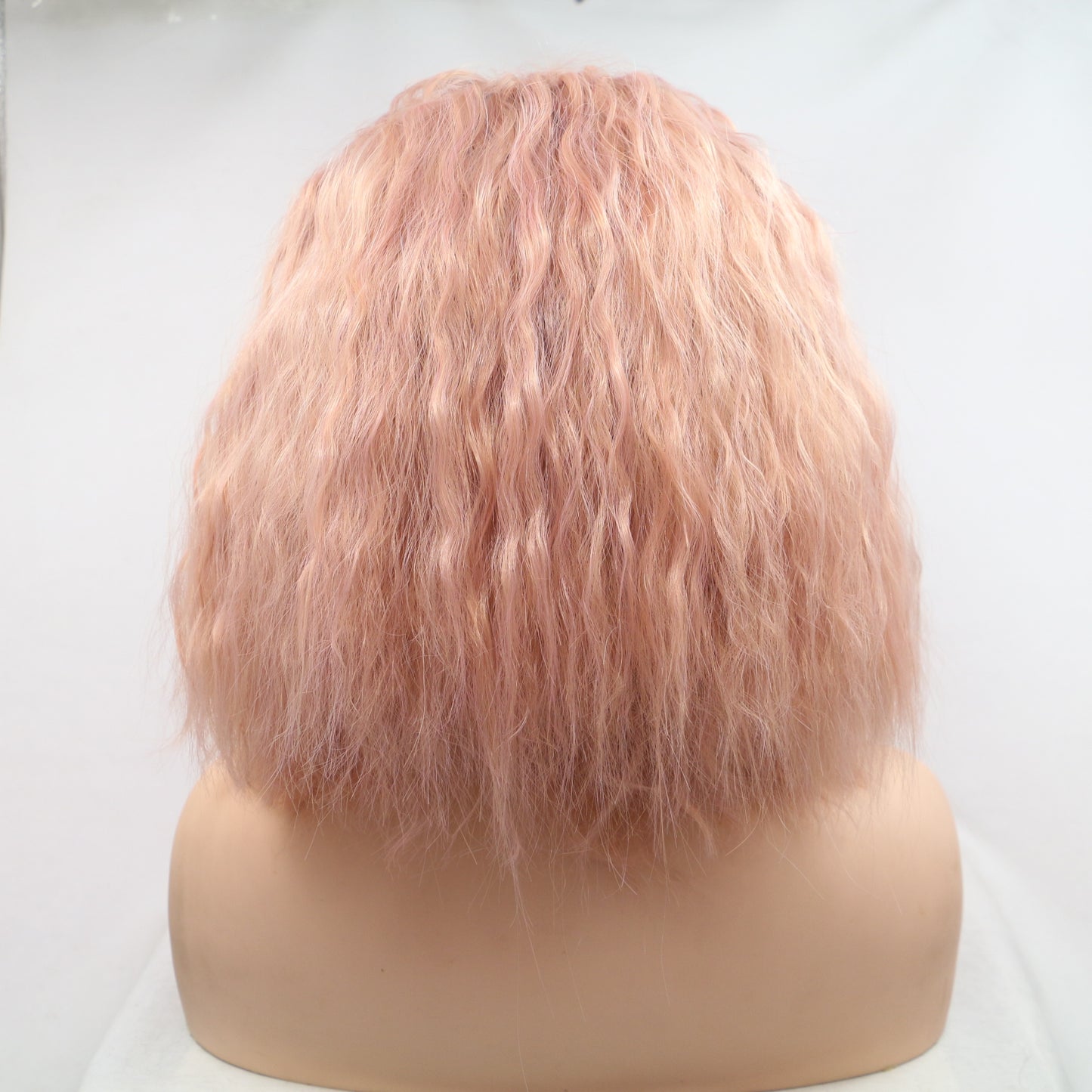 Candy Pink Water Wave Wig