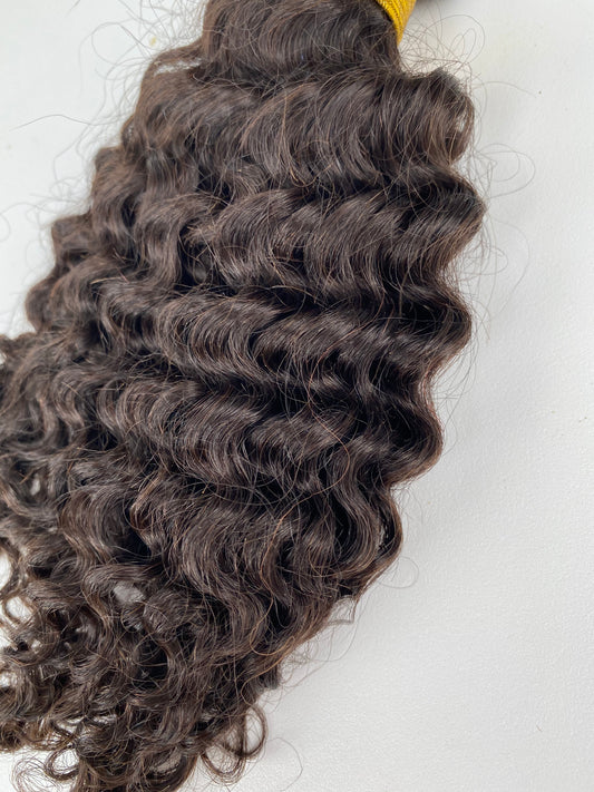 One 20 inch & Two 22 inch Curly Virgin Human Hair Weave & Two 18 inch Virgin Hair Closure