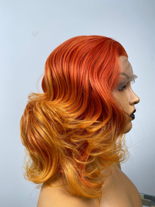 Sunset Ombre Synthetic Lace Front Wig