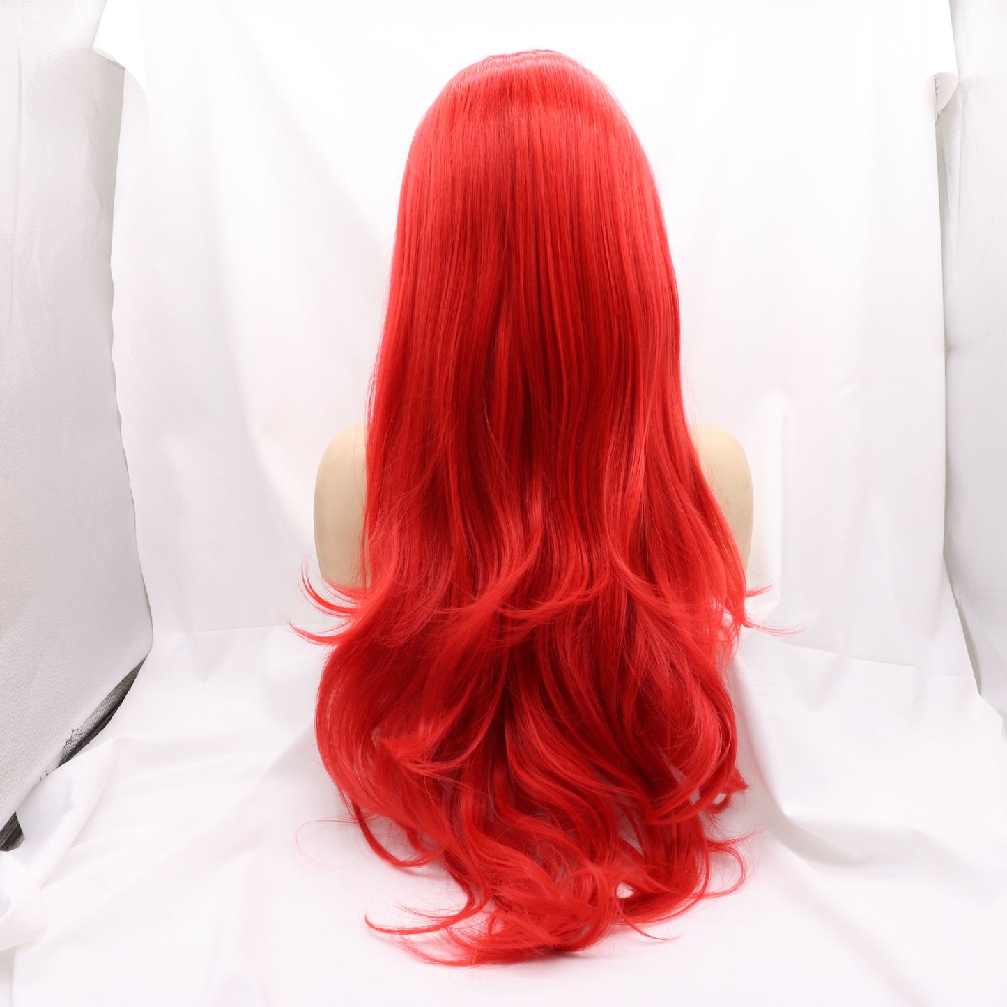Long Wave Blood Red Wig