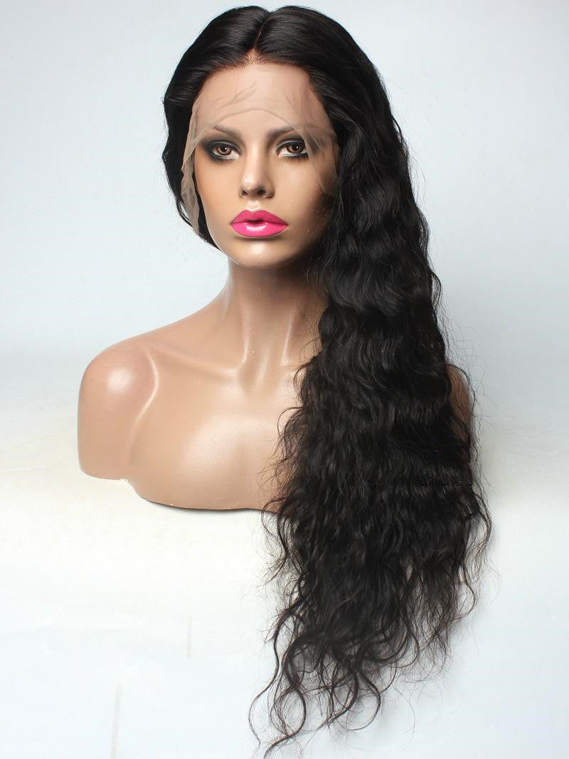 10"-24" GODDESS BODY WAVY FULL LACE HUMAN HAIR WIG WITH BABY HAIR