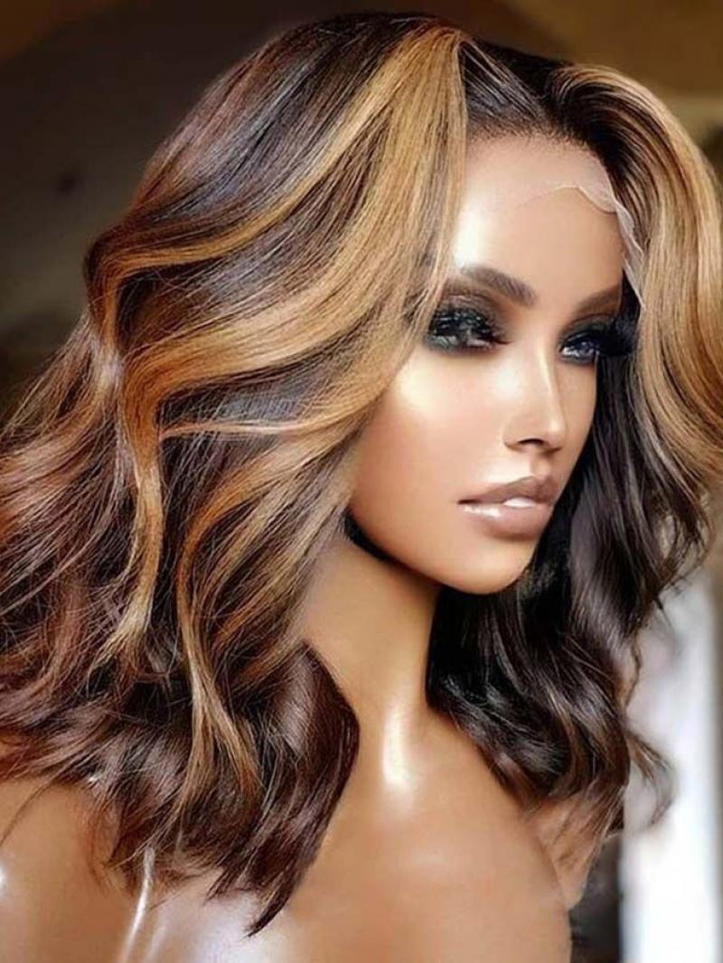 10''-24'' HD LACE 6'' LACE FRONT HUMAN HAIR CUSTOM COLOR WIG