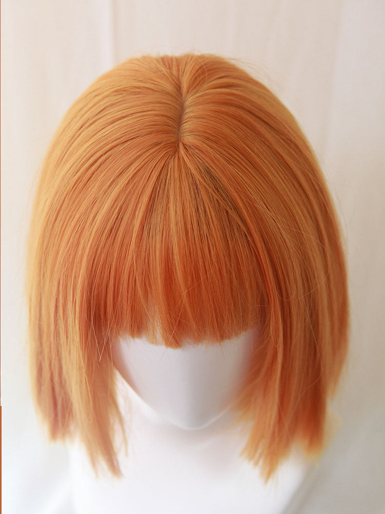 Various Colors Short Straight Synthetic Wig With Bangs Package